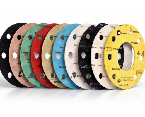 Juntas para Bridas DIN 2690 RF de colores